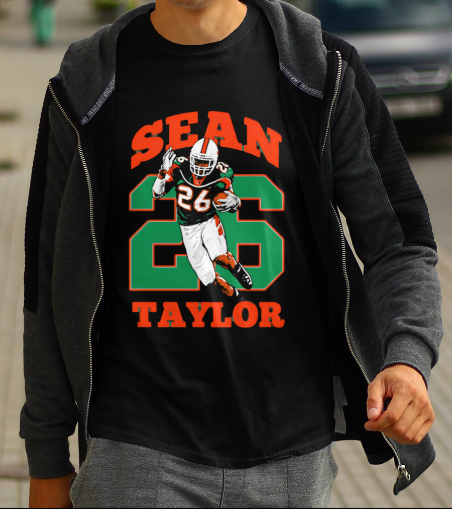 Sean Taylor 26 Miami Hurricanes Football Legend T-Shirt