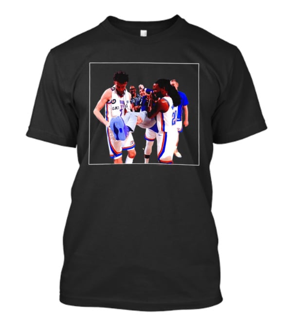 Oklahoma City Thunder Gallo Chet Holmgren Team Celebration T-Shirt