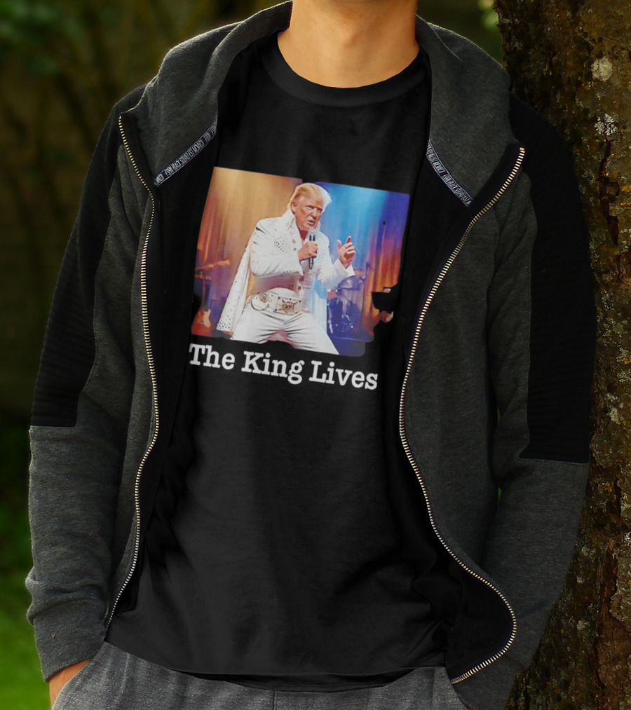 The King Lives Trump Trump Elvis Presley Performance T-Shirt