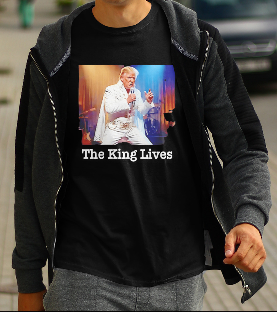 The King Lives Trump Trump Elvis Presley Performance T-Shirt