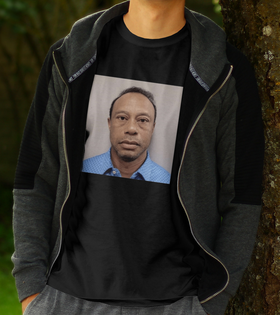 Tiger Woods Shot Released DUI Arrest Photo T-Shirt