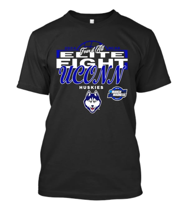 UConn Huskies 2024 NCAA Elite Eight Four It All T-Shirt