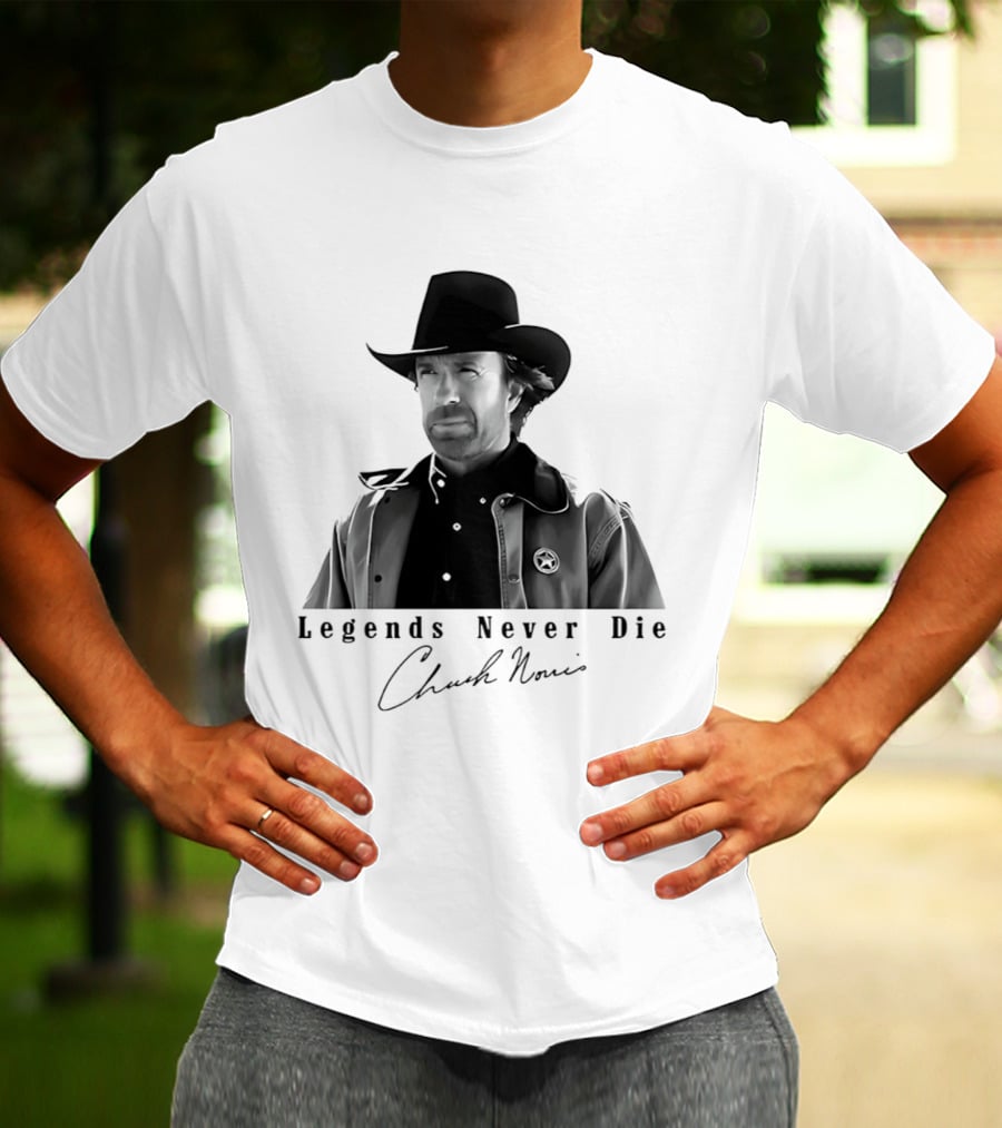 Legends Never Die Chuck Norris 2026 T-Shirt