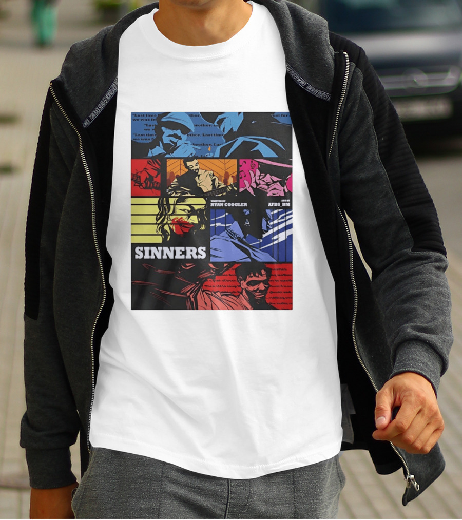 Sinners Ryan Coogler Cowboy Bebop Art By AFS BM T-Shirt