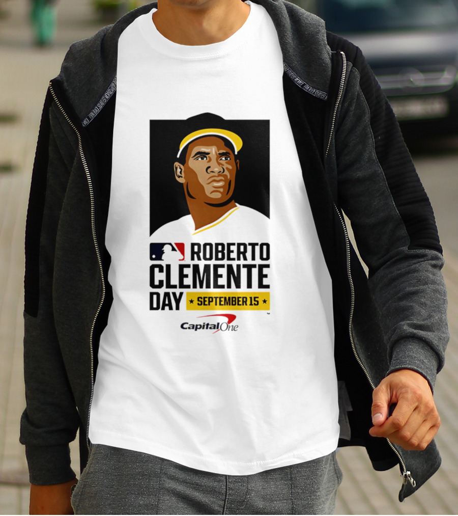 Roberto Clemente Day September 15 MLB Capital One T-Shirt