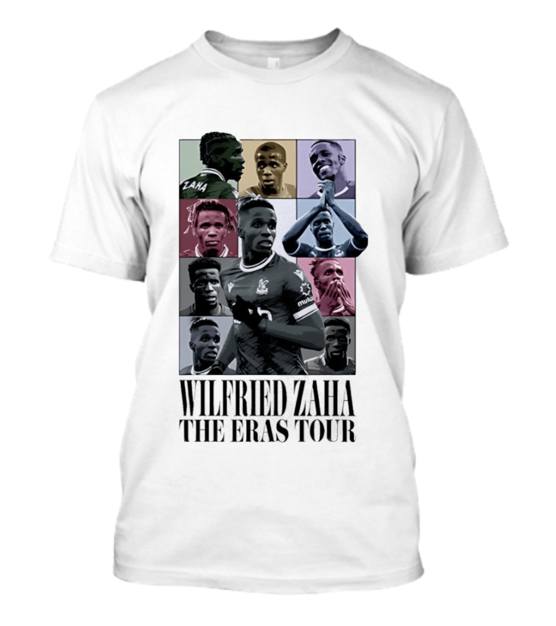 Wilfried Zaha The Eras Tour Soccer Montage T-Shirt