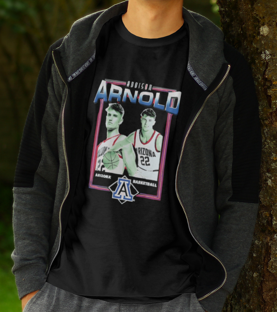 Arizona Wildcats Arnold 22 Basketball Player Sports Team T-Shirt