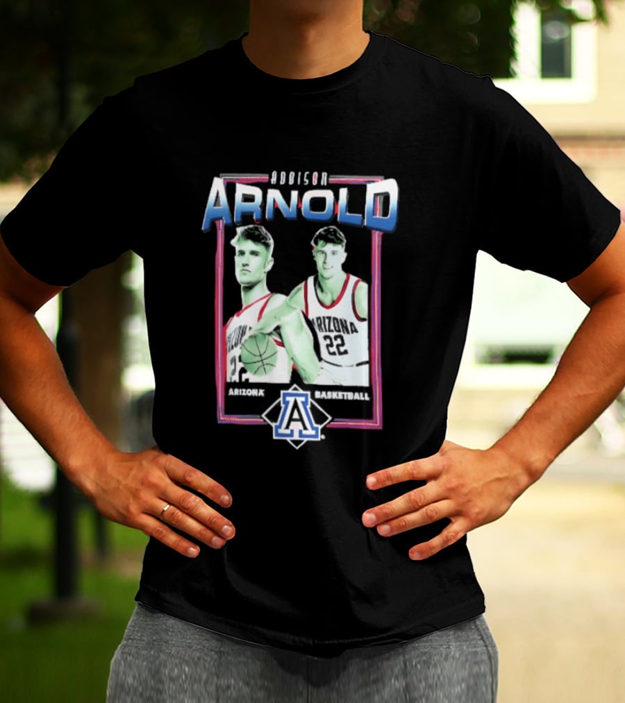Arizona Wildcats Arnold 22 Basketball Player Sports Team T-Shirt