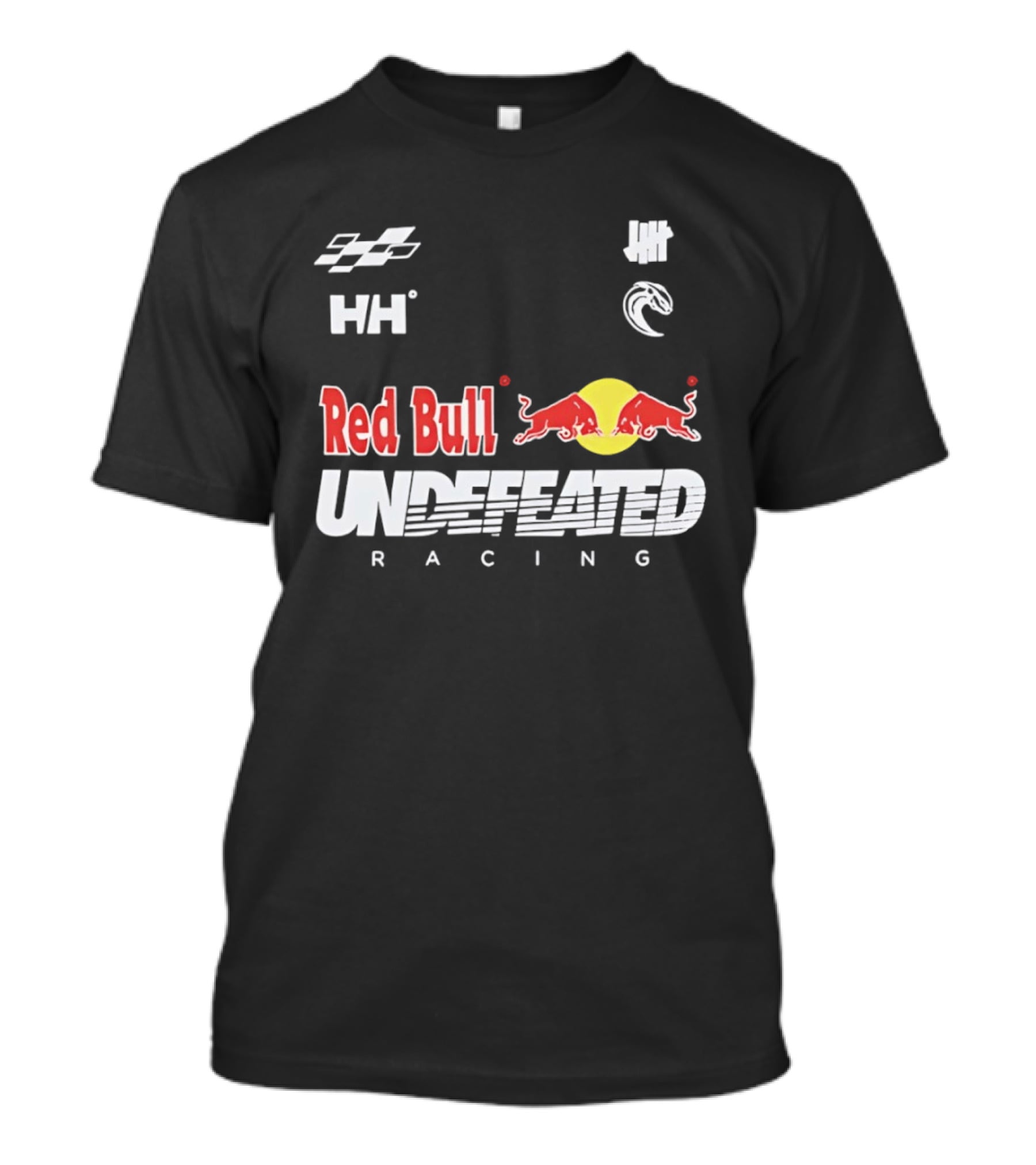 Red Bull Undefeated Racing Helly Hansen Collaboration Checkered Flags T-Shirt