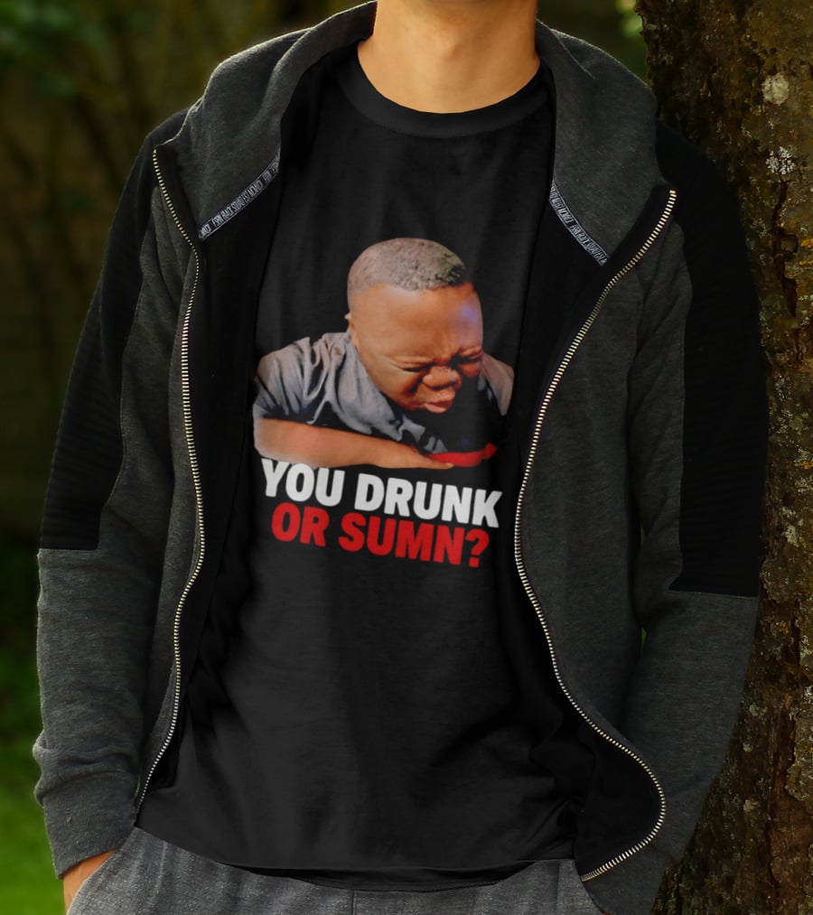 You Drunk Or Sumn Meme DJ Cece Viral Expression T-Shirt