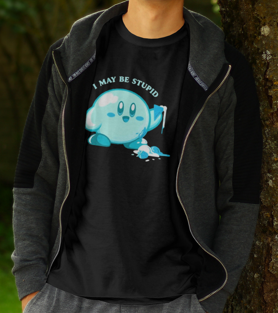 I May Be Stupid Kirby Ice Cream Cake Eating Berry T-Shirt