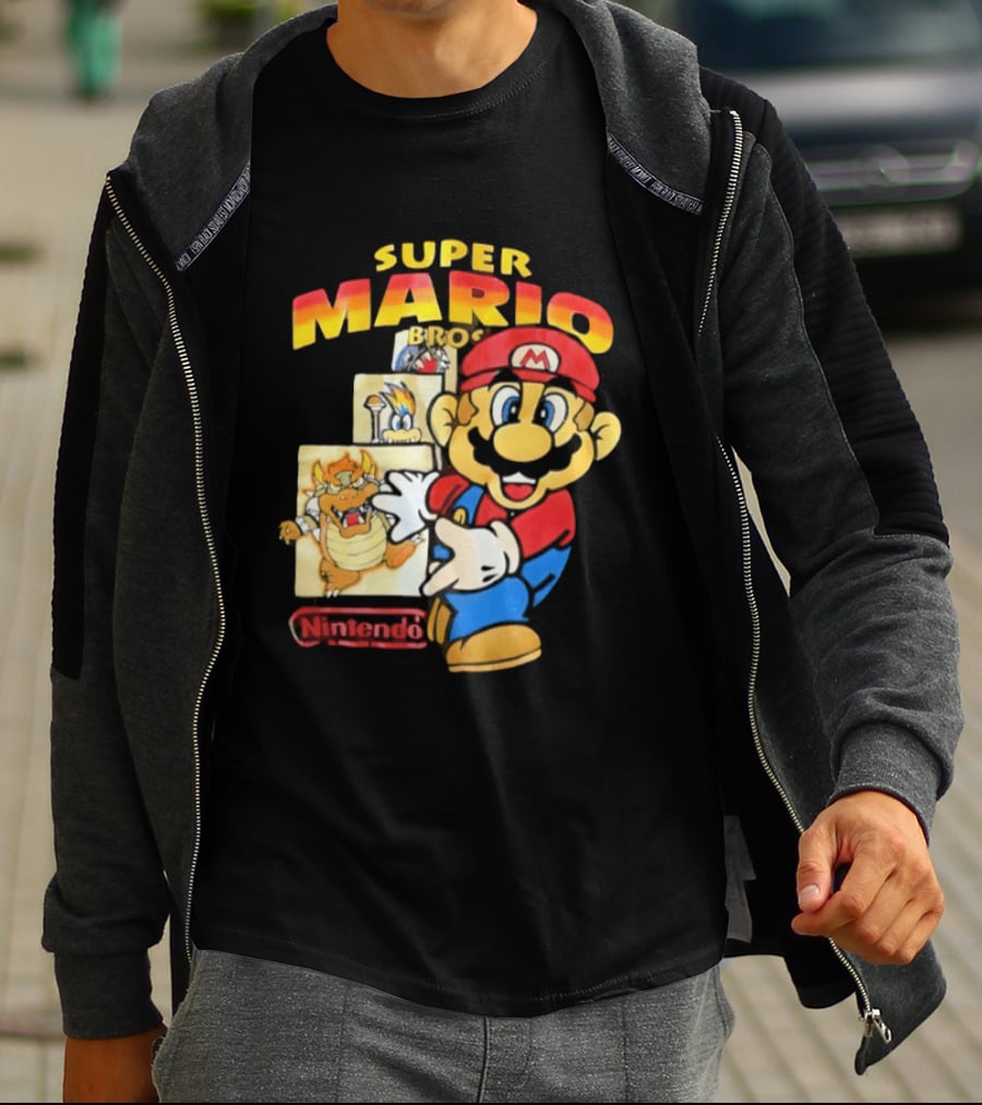 Super Mario Bowser Challenge Pixel Adventures T-Shirt