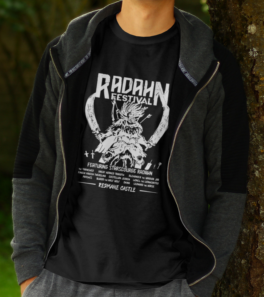 Radahn Festival Featuring Starscourge Radahn At Redmane Castle T-Shirt