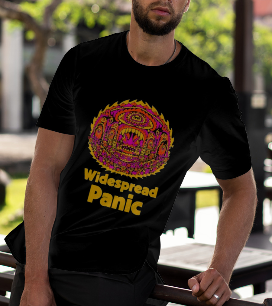 Widespread Panic Young And Sick Monster Art Vibrant Psychedelic T-Shirt