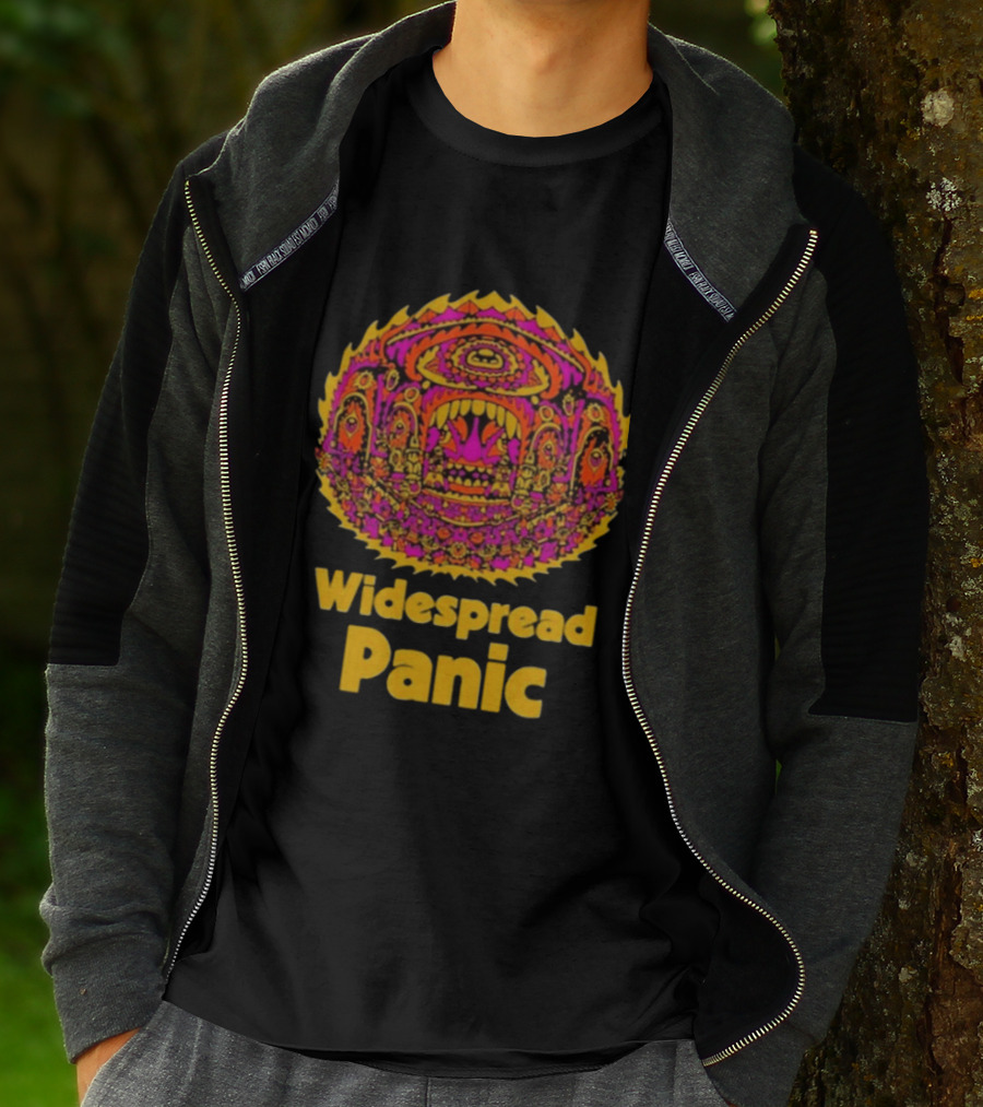 Widespread Panic Young And Sick Monster Art Vibrant Psychedelic T-Shirt