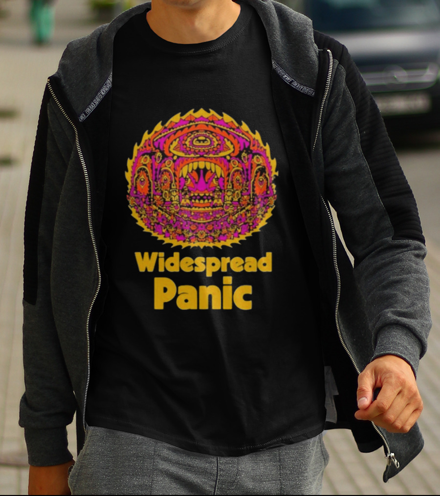 Widespread Panic Young And Sick Monster Art Vibrant Psychedelic T-Shirt