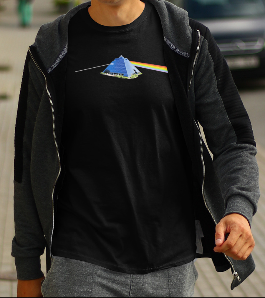 The Dark Side Of The Pyramid Prism Rainbow T-Shirt