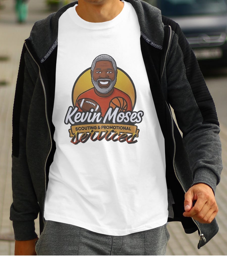 Kevin Moses Scouting And Promotional Services Football Basketball T-Shirt