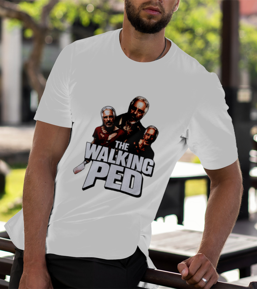 The Walking Ped Jeffrey Parody Horror T-Shirt