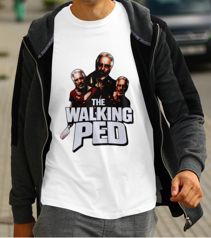 The Walking Ped Jeffrey Parody Horror T-Shirt