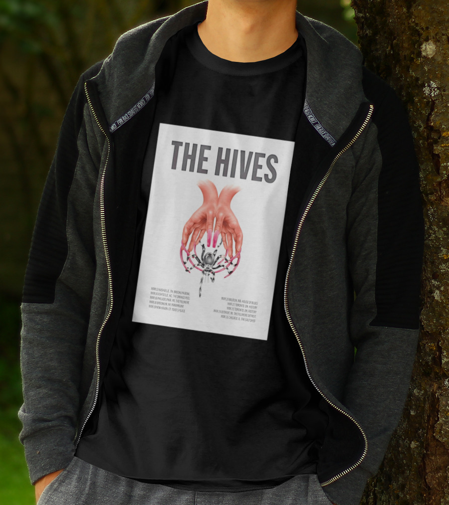 The Hives March 2026 Tour Dates Brooklyn Bowl House Of Blues History Fillmore Salt Shed T-Shirt