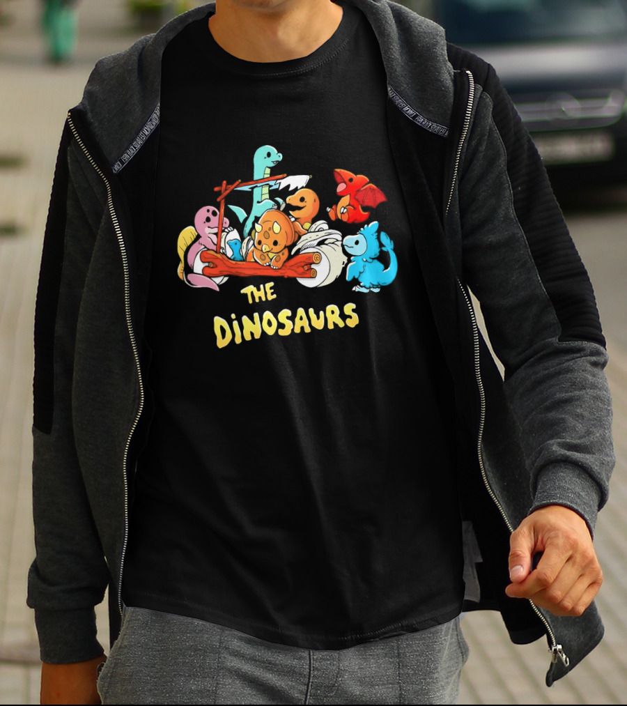 The Dinosaurs X The Flintstones Cartoon T-Shirt