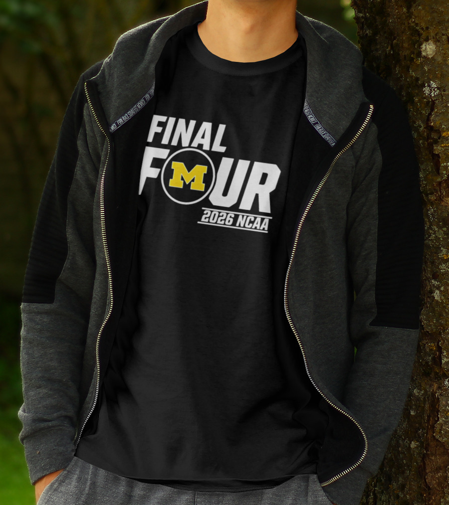 Michigan Wolverines Final Four 2026 NCAA Basketball March Madness T-Shirt