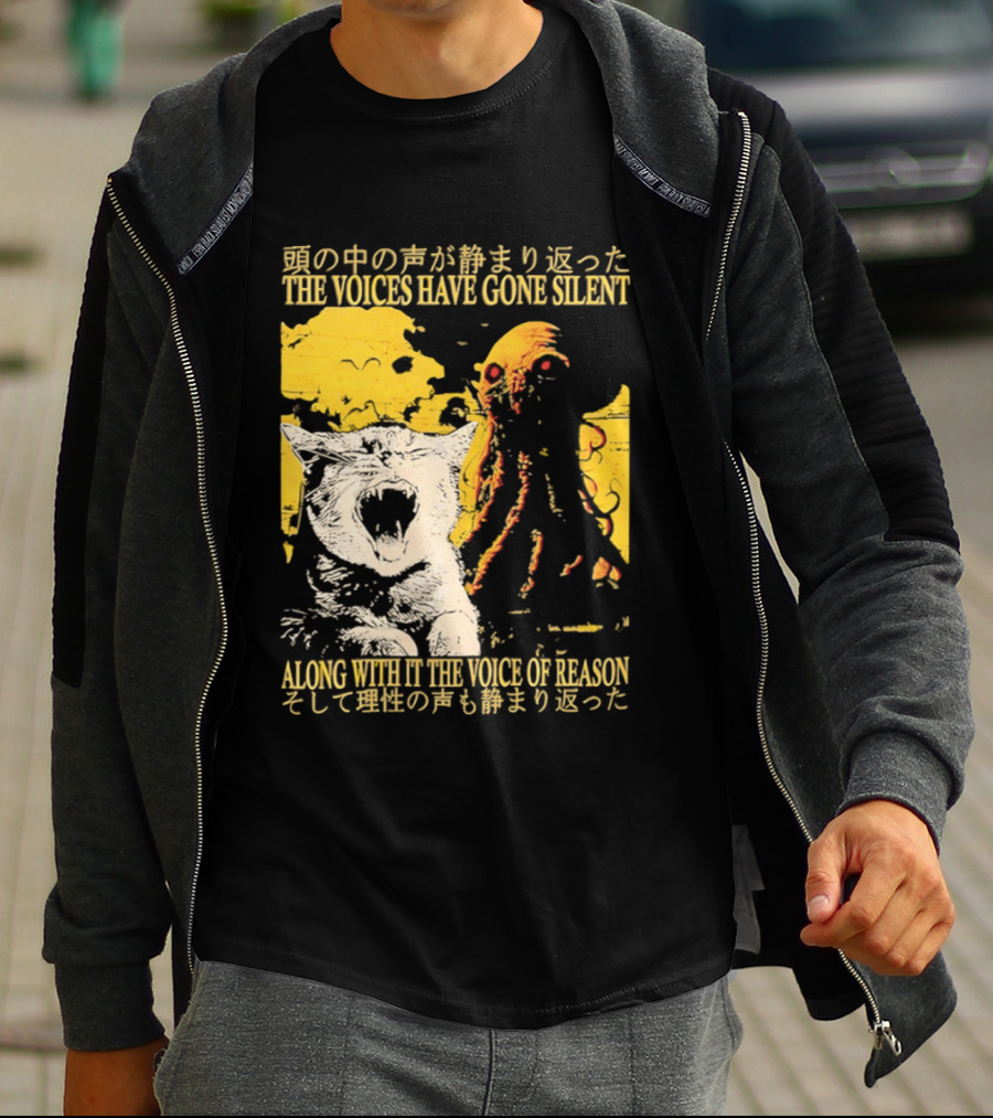 The Voices Have Gone Silent Cat T-Shirt