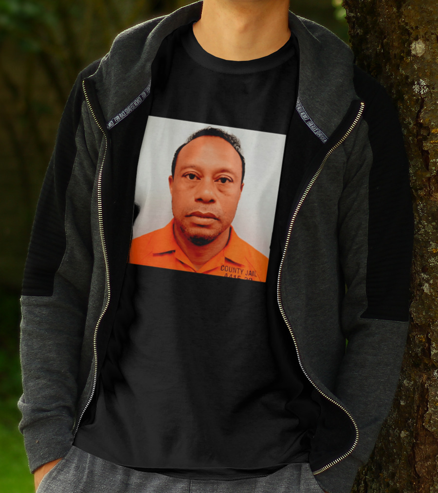 Tiger Woods 2026 County Jail 4415 29 Shot Edit T-Shirt