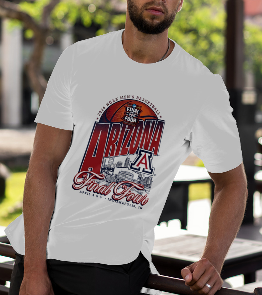 2026 NCAA Men's Basketball Arizona Wildcats Final Four Indianapolis T-Shirt
