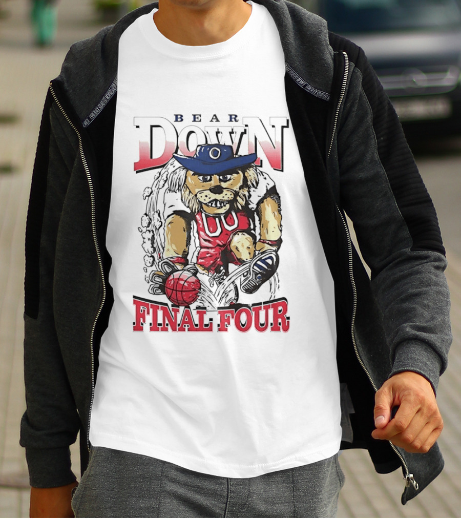 Bear Down Arizona Wildcats Final Four Basketball Team Spirit T-Shirt