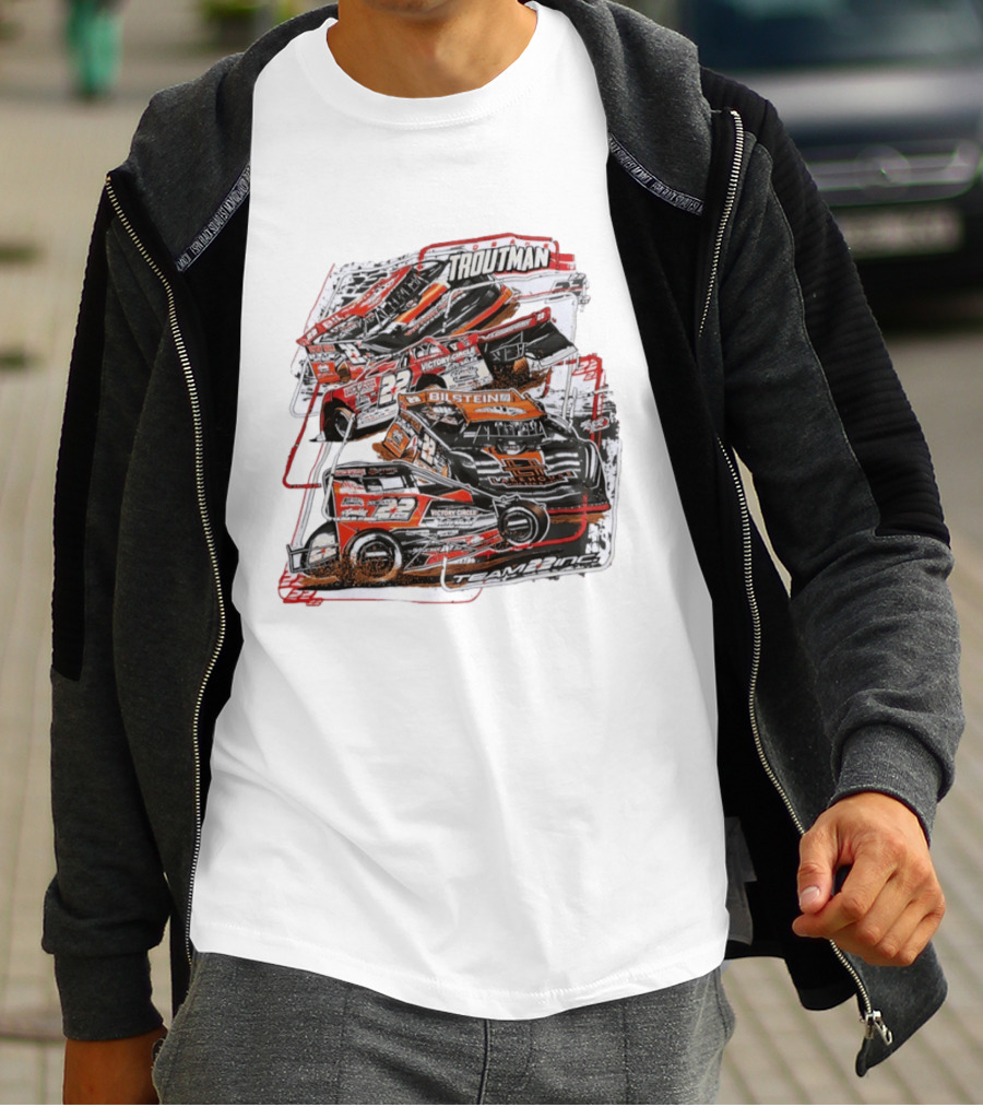 Drake Troutman 22 Racing Bilstein Team 22 Inc Victory Circle T-Shirt