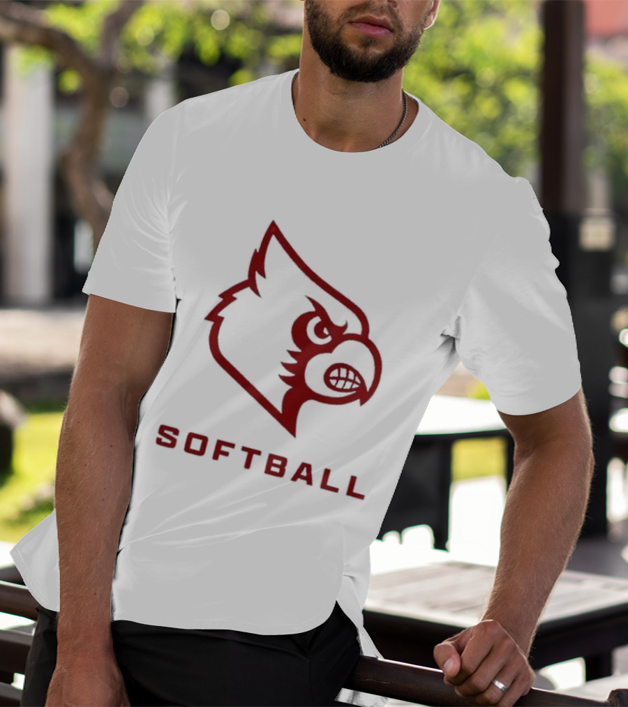 Louisville Cardinals Softball 2026 Pink Uniform T-Shirt