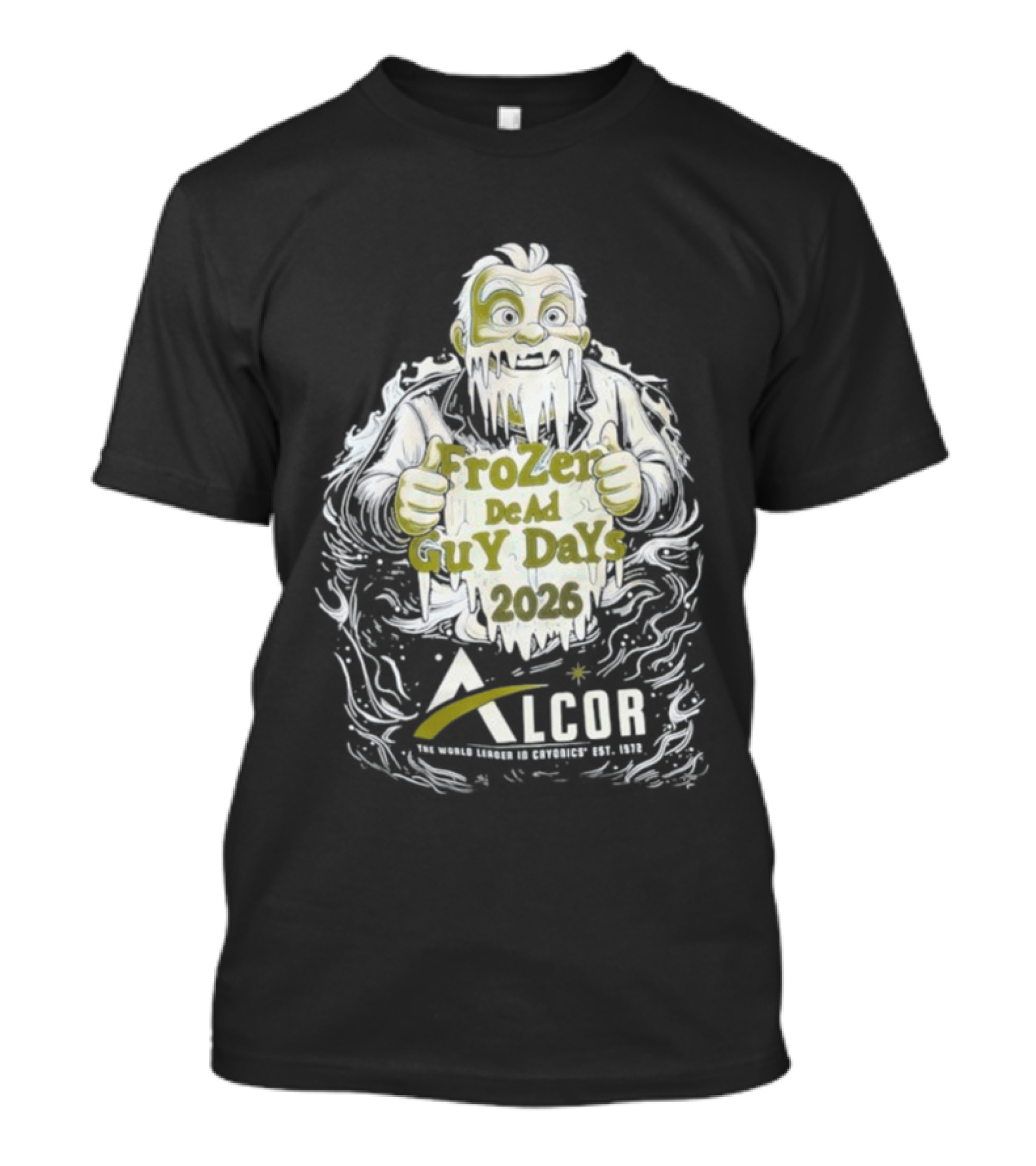 Alcor Frozen Dead Guy Days 2026 Festival Event T-Shirt