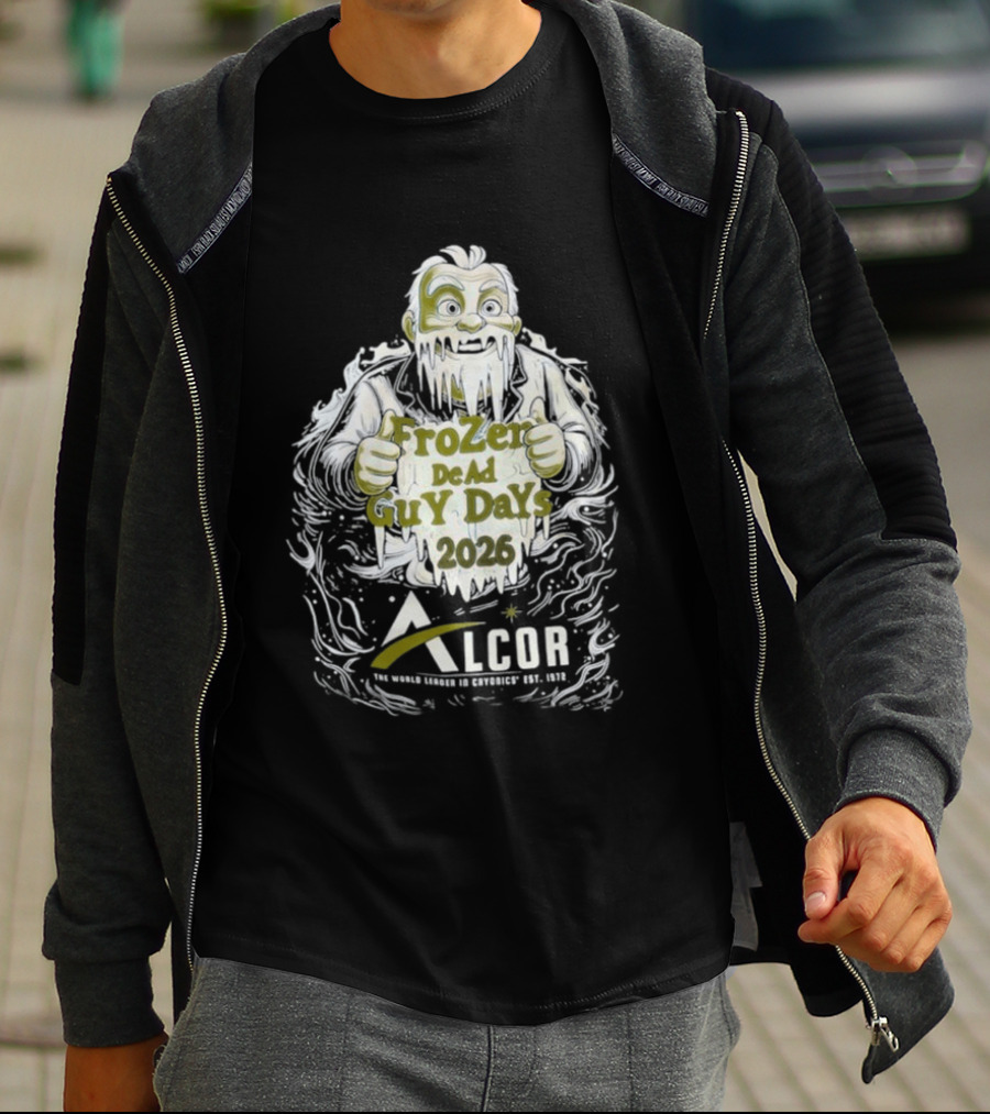 Alcor Frozen Dead Guy Days 2026 Festival Event T-Shirt