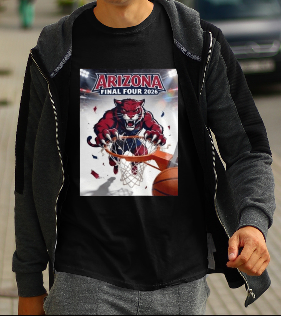Arizona Wildcats Final Four 2026 Basketball Game Day Wildcat T-Shirt