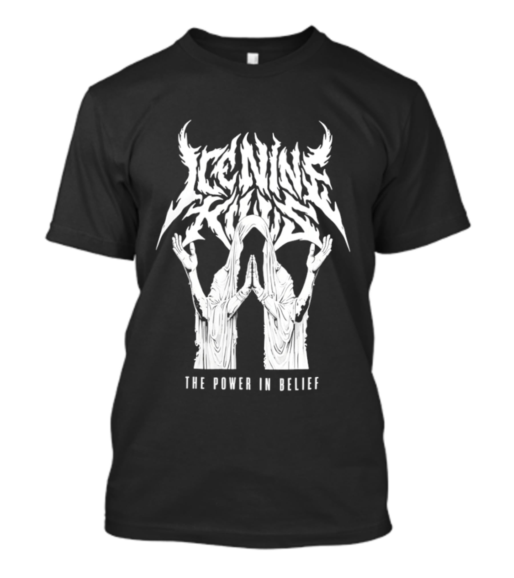 Ice Nine Kills The Power In Belief Logo Devil Horns T-Shirt