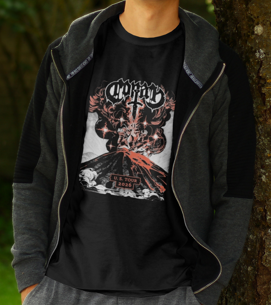 Conan Band U.S. Tour 2026 Explosive Lava T-Shirt