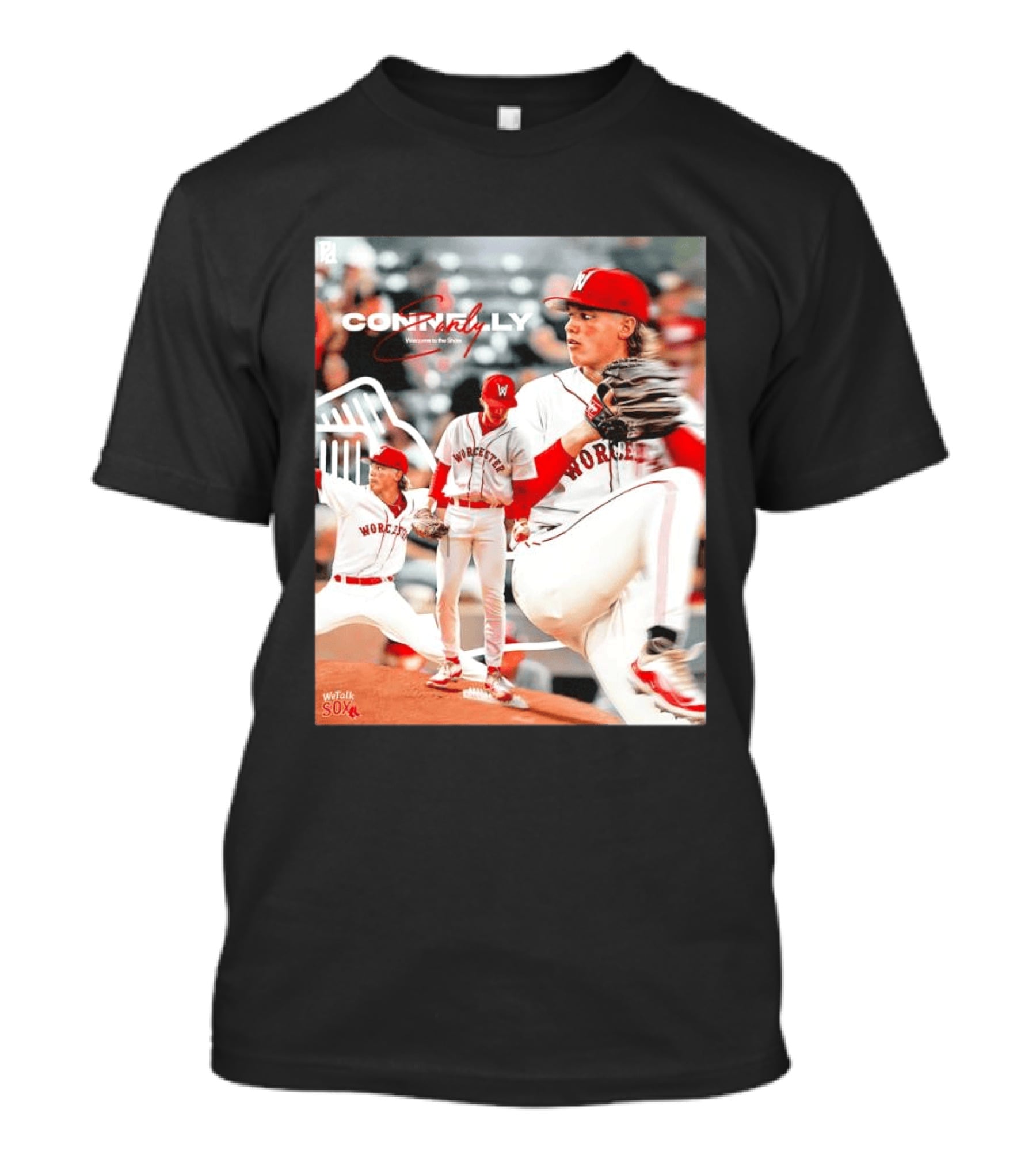 Connelly Early Welcome To The Show Worcester Red Sox Pitcher T-Shirt