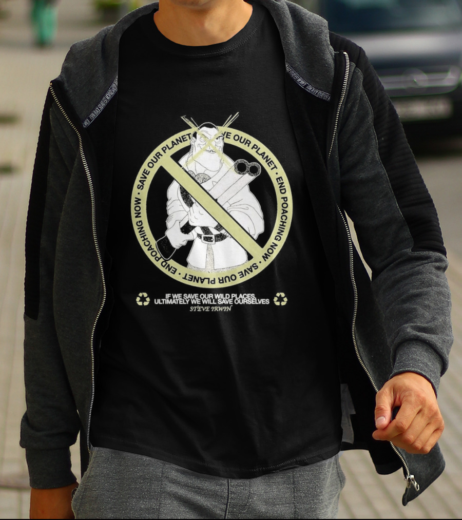 Percival C McLeach The Rescuers Down Under End Poaching Now Save Our Planet T-Shirt