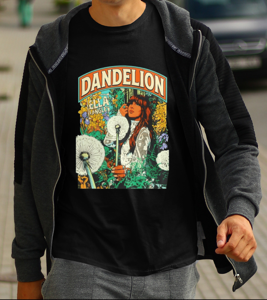 Dandelion Ella Langley Vintage Floral Aesthetic T-Shirt