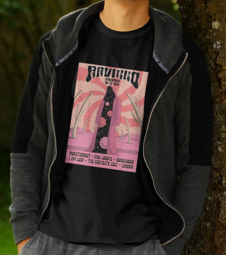 Ravikko Primio Monsternaut King Coyote Homegrown I Am Low The Fertility Cult Swarm Desert 4 7 26 T-Shirt