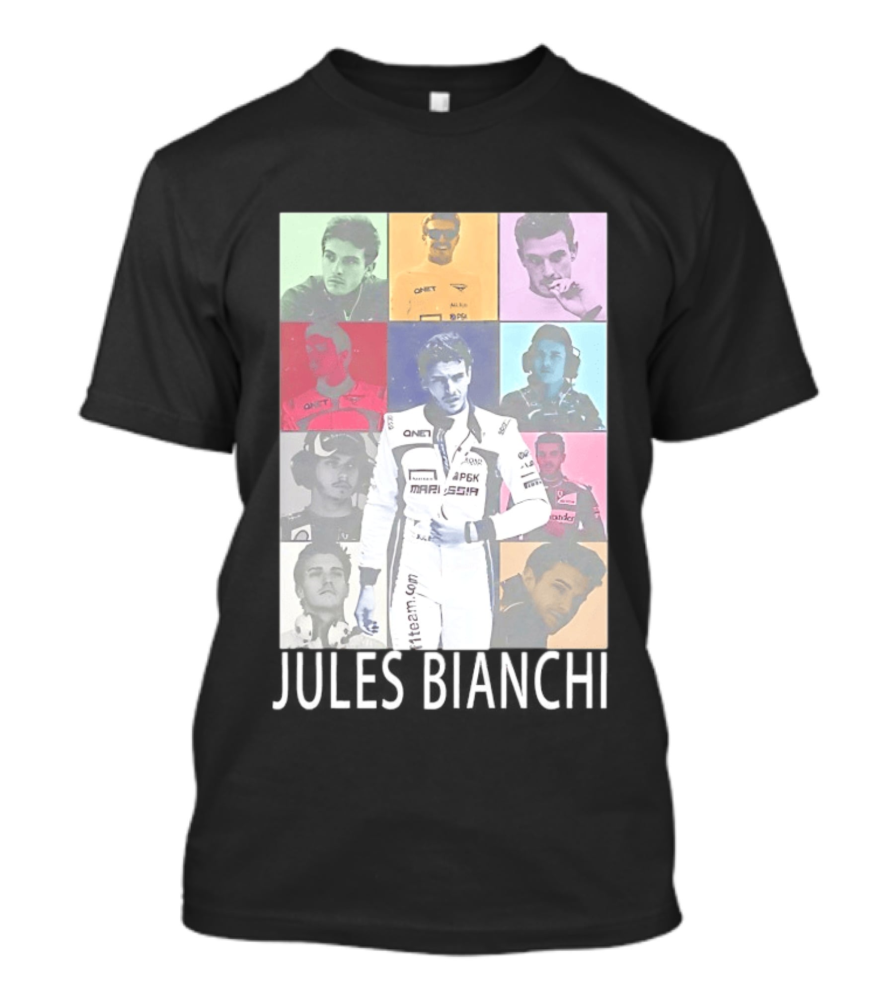 Jules Bianchi Legend The Eras Tour QNet Marussia Racing Hero Remembered T-Shirt