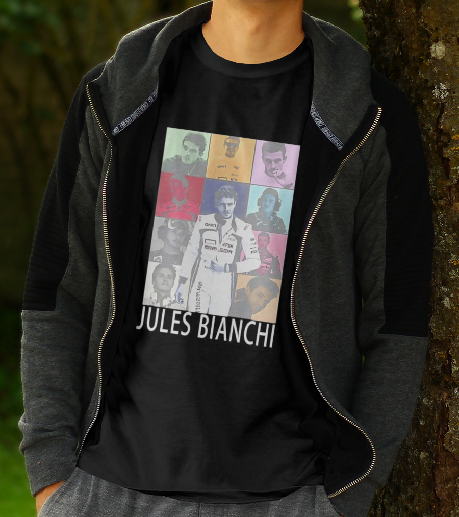 Jules Bianchi Legend The Eras Tour QNet Marussia Racing Hero Remembered T-Shirt
