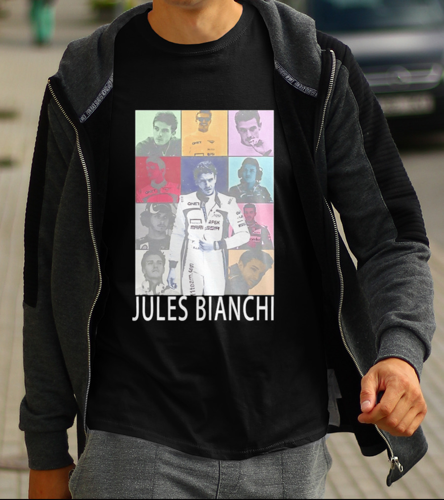 Jules Bianchi Legend The Eras Tour QNet Marussia Racing Hero Remembered T-Shirt