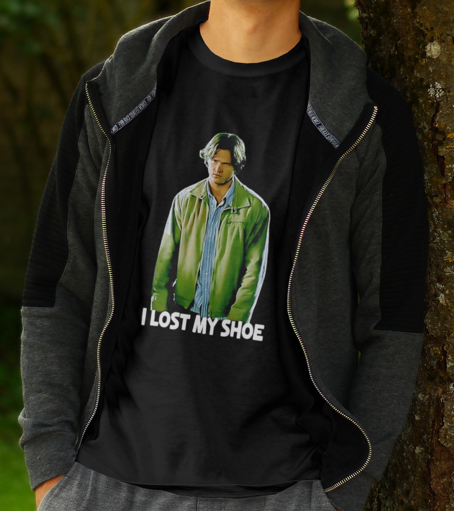 Sam Winchester I Lost My Shoe Supernatural Pop Culture Reference T-Shirt