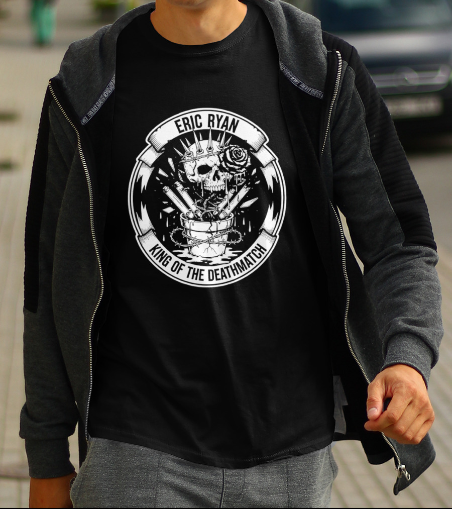 Eric Ryan Skull Rose King Of The Deathmatch T-Shirt
