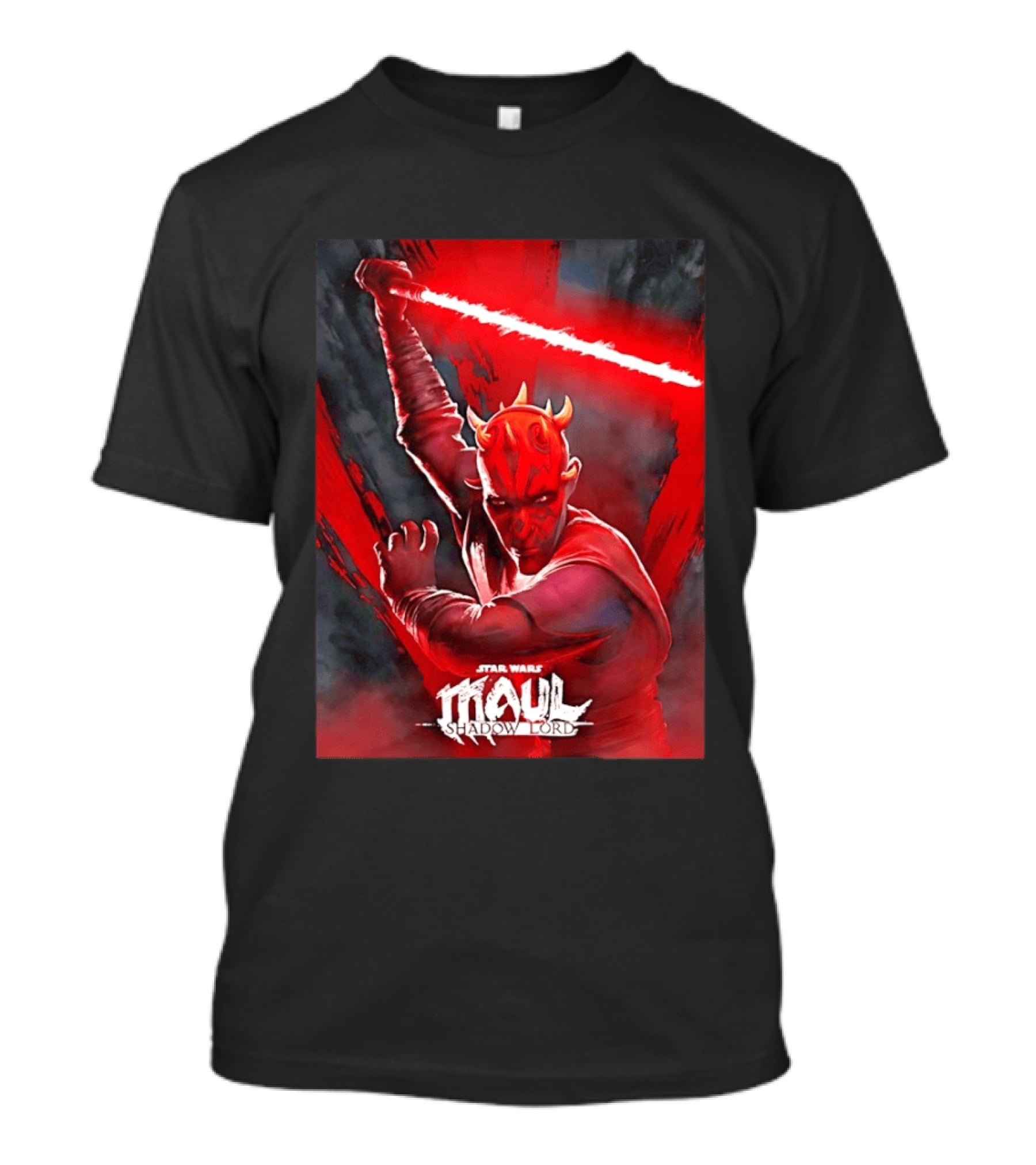 Star Wars Maul Shadow Lord Darth Maul Lightsaber T-Shirt