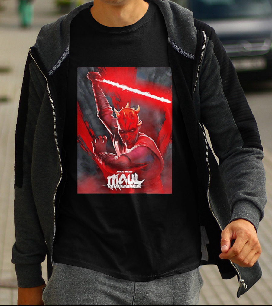Star Wars Maul Shadow Lord Darth Maul Lightsaber T-Shirt