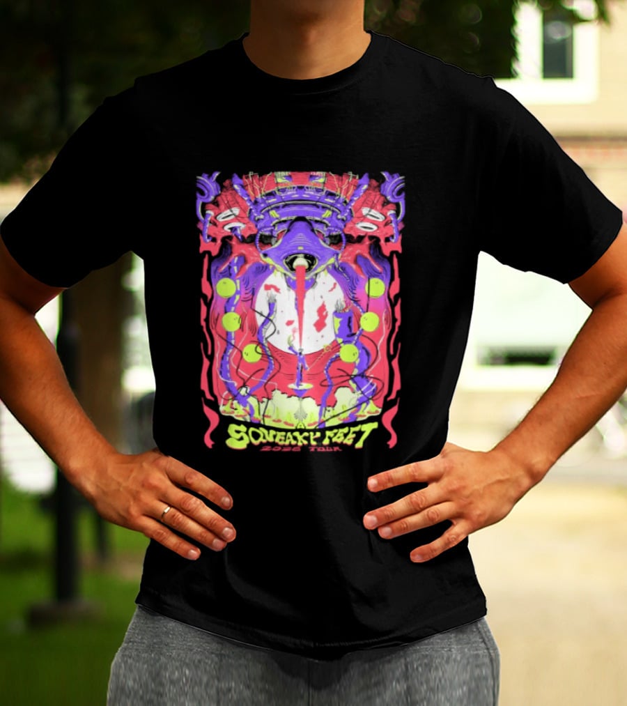 Squeaky Feet Tour 2026 Psychedelic T-Shirt